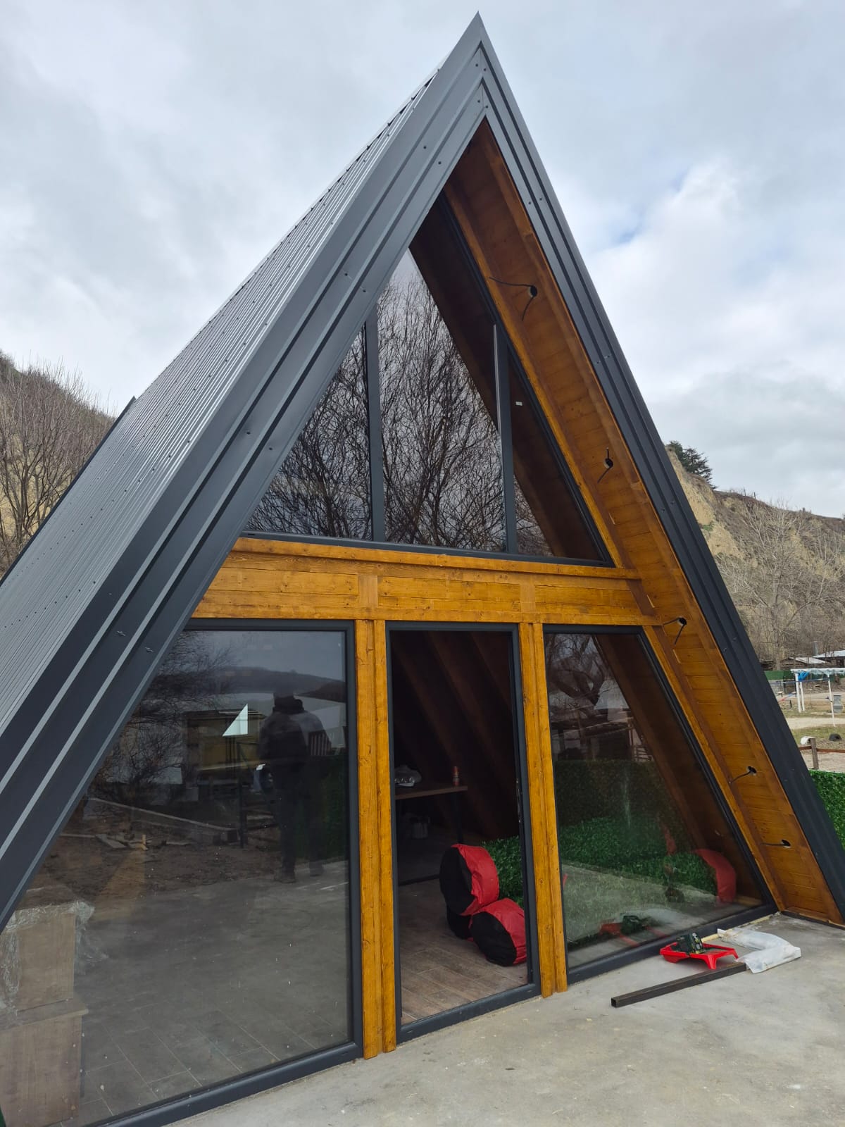 Brvnare A Frame Stil - Drvena kuća Stil VI